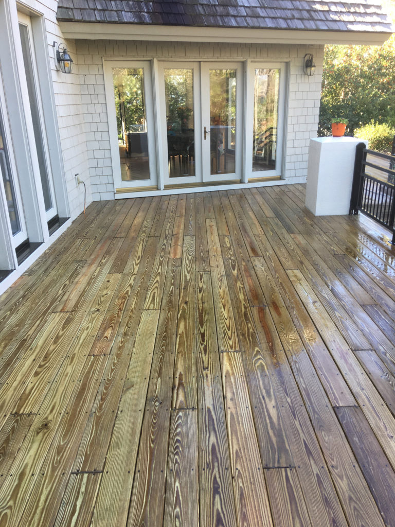 Wooden Deck Washing Service