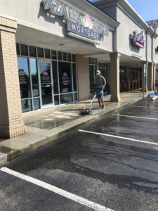commercial concrete cleaning