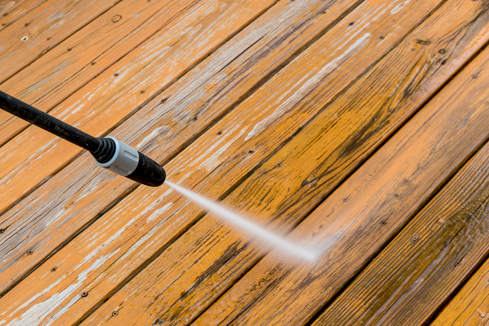 Pressure Washing Deck Cleaning